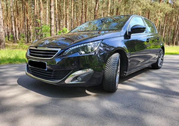 Peugeot 308 cena 31999 przebieg: 155000, rok produkcji 2014 z Września małe 326